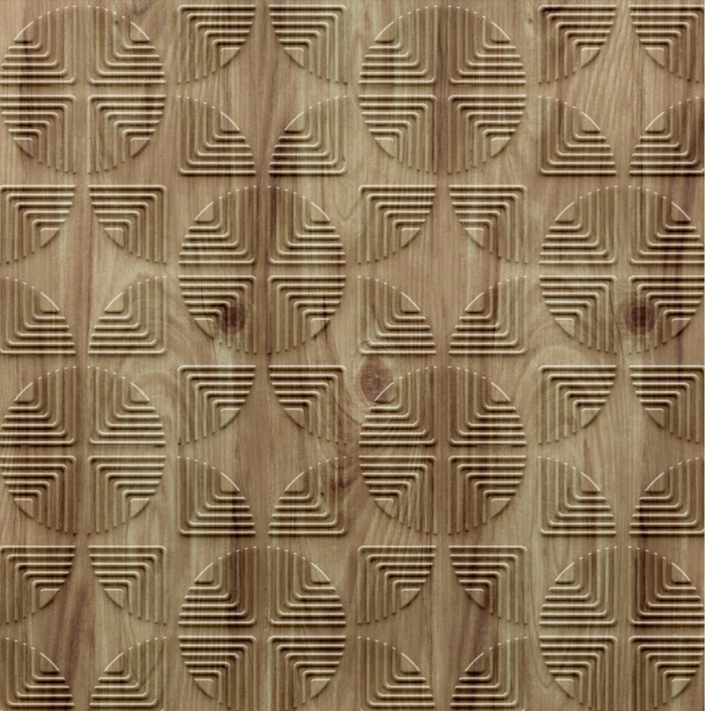 Beech Wood Self Adhesive Panels Quarter Circle Design

