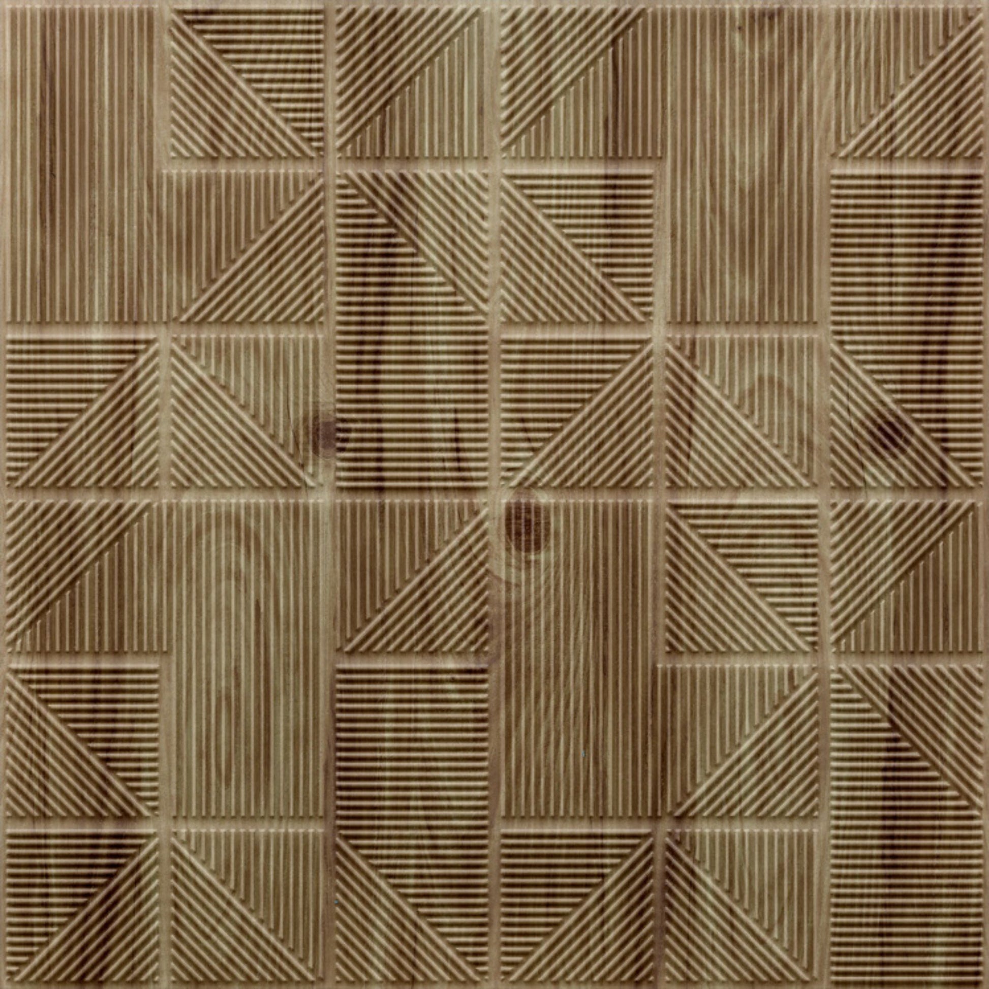 Beech Wood Self Adhesive Panels Stripe Design