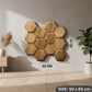 Beech Wood 3D Wall Panels Hexagon Design-td038