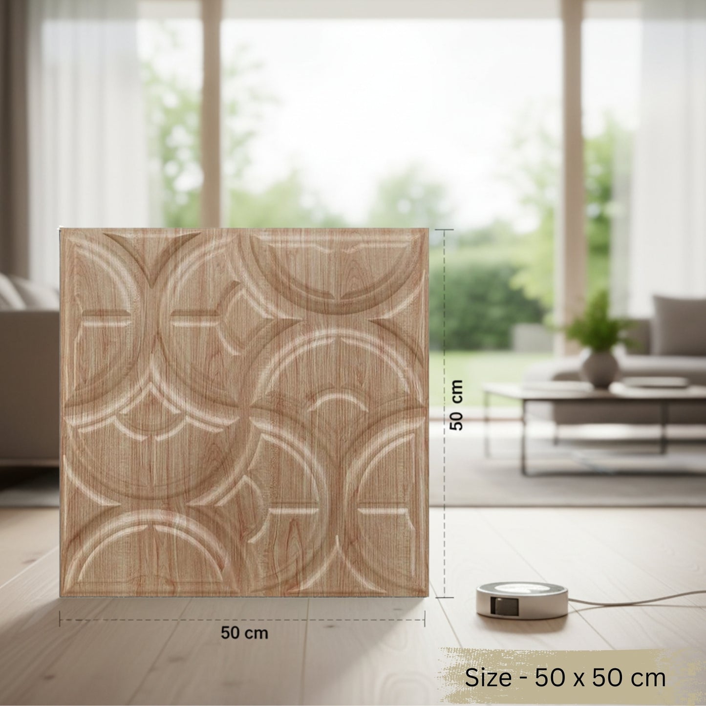 Beech Wood 3D Wall Panels Luna Design