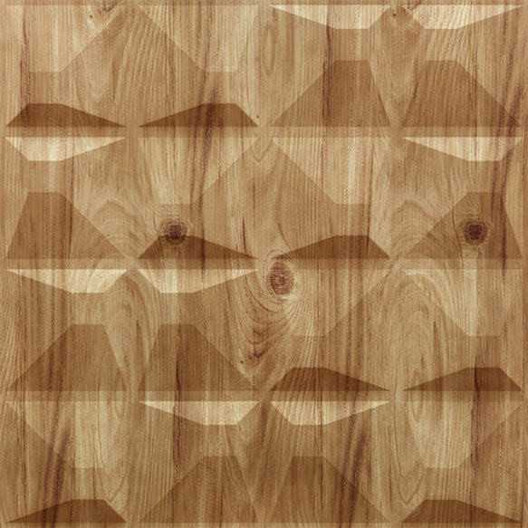 Beech Wood 3D Wall Panels Pixel Design