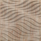 Beech Wood 3D Wall Panels Swirl Design front