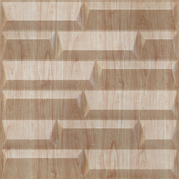 Beech Wood 3D Wall Panels Vault Design