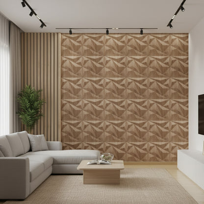 Beech Wood 3D Wall Panels Alps Design-2