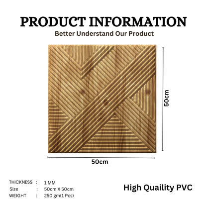 Beech Wood Self Adhesive Panels Line Abstract Design