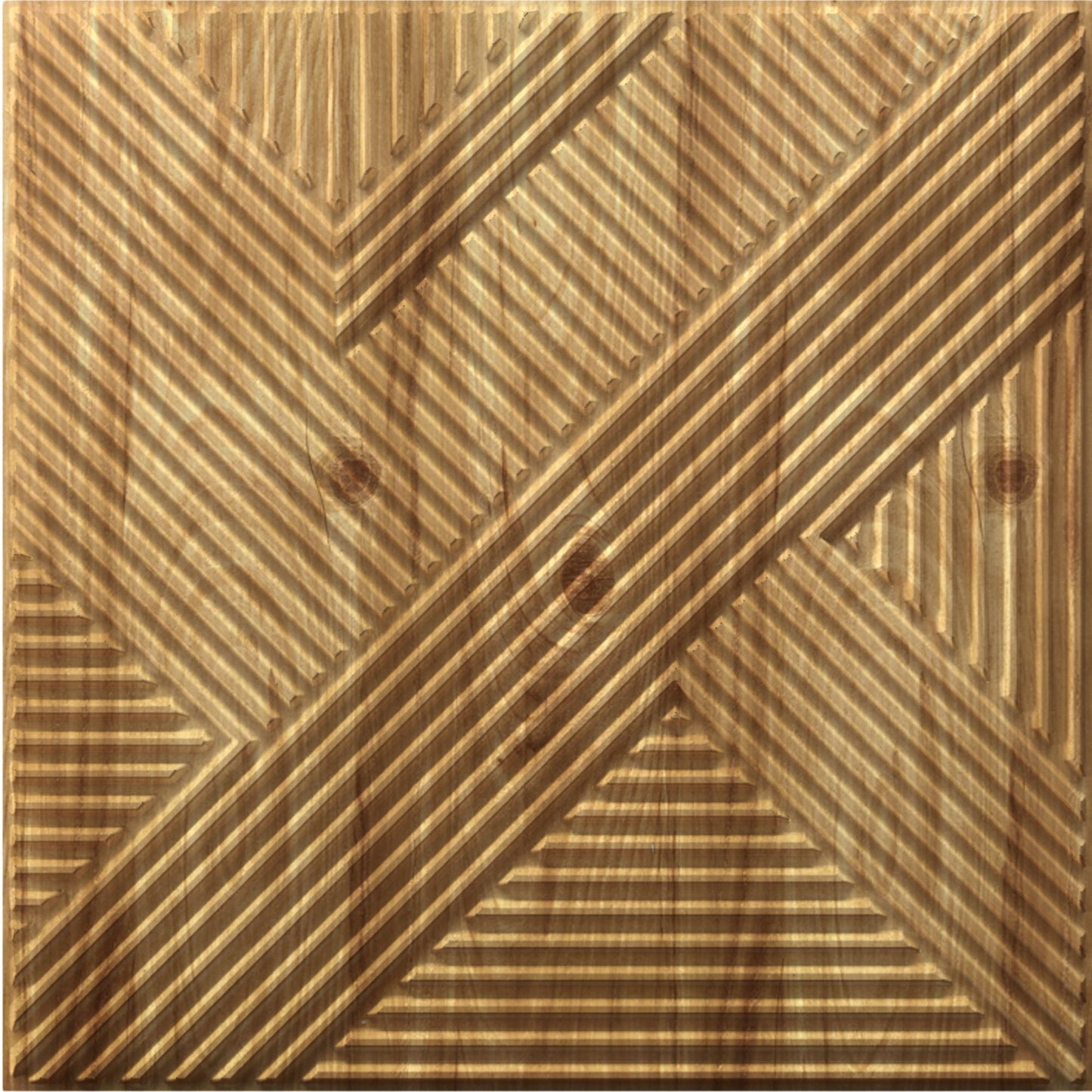 Beech Wood Self Adhesive Panels Line Abstract Design