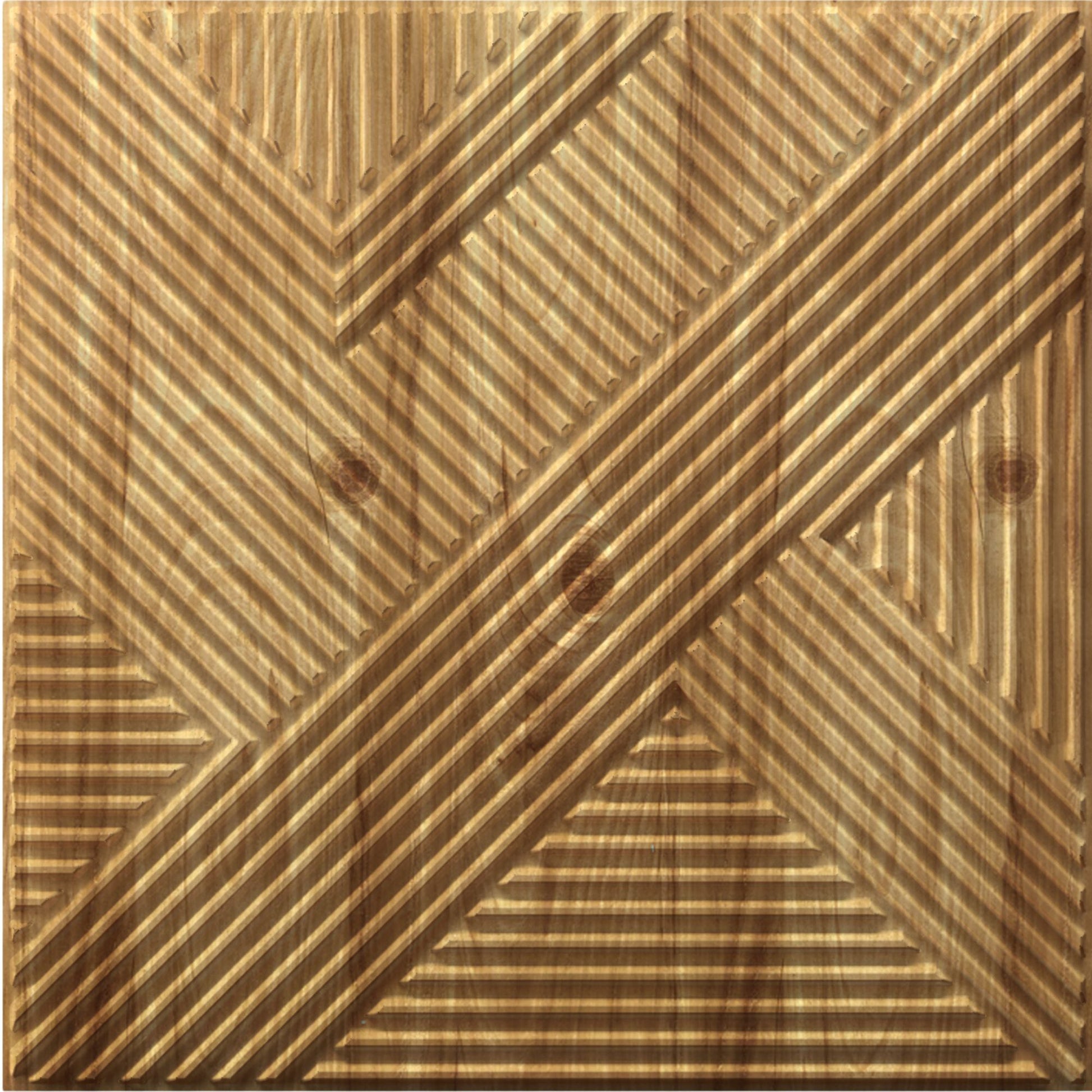 Beech Wood Self Adhesive Panels Line Abstract Design