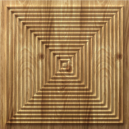 Beech Wood Self Adhesive Panels Square Design TP112