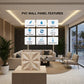Beech Wood Crystal  Design 3D Wall Panel Front View-3