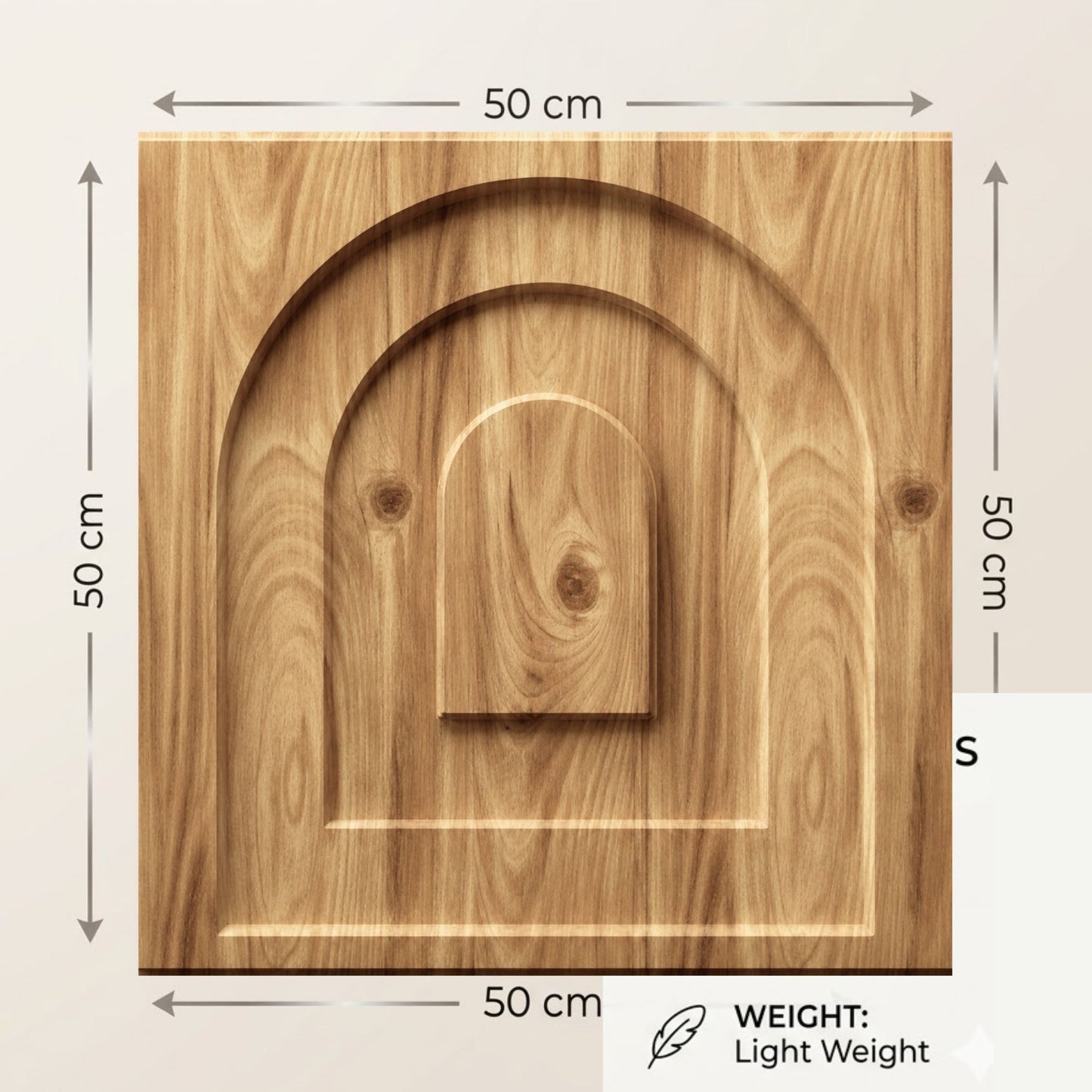 Beechwood Archi Design 3D Wall Panel-3