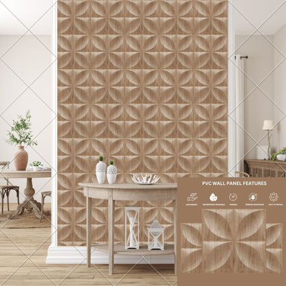 Beech Wood 3D Wall Panels Butterfly Design