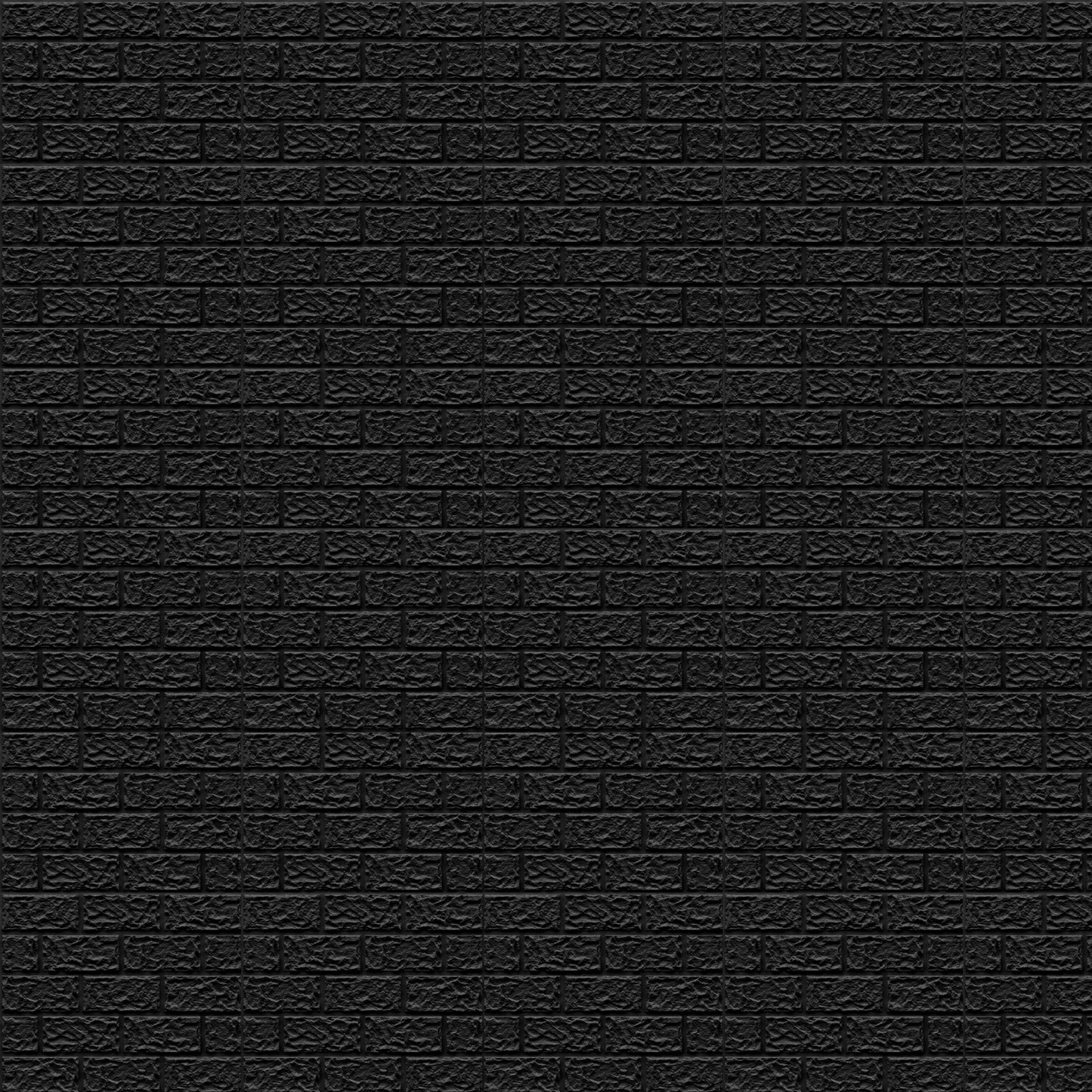 Black Self Adhesive 3D Panels Brick Design