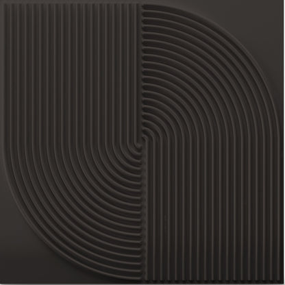 Black Self Adhesive Panels Circle Design