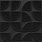 3D Self Adhesive Wall Panel Quarter Circle Design- 50x50cm