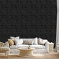 Black Self Adhesive Panels Stripe Design