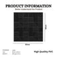 Black Self Adhesive Panels Stripe Design
