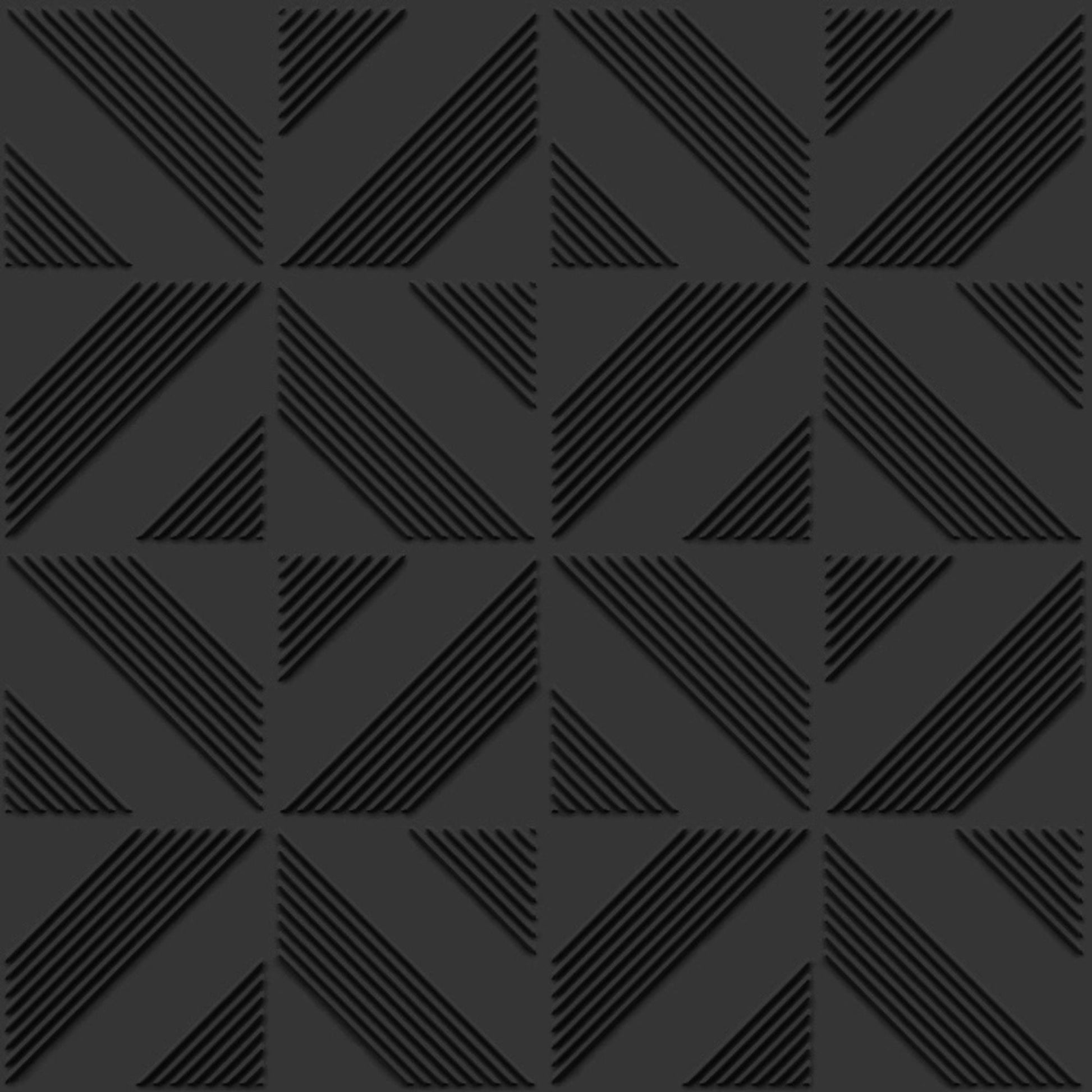 Black Self Adhesive Panels triangle Design