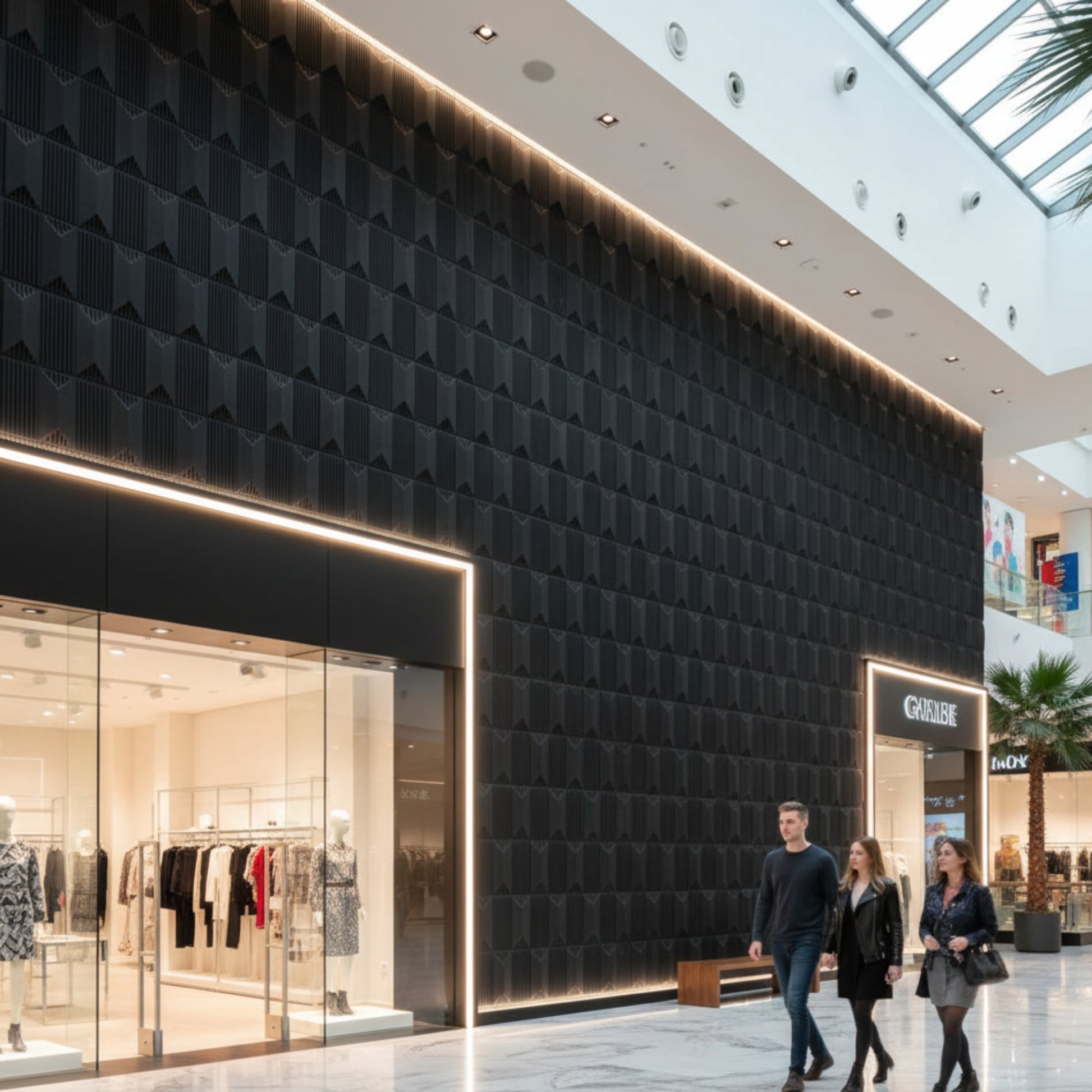 Black 3D Wall Panels Artisan Design