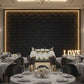 Black Cubical Design 3D Wall Panel View-2