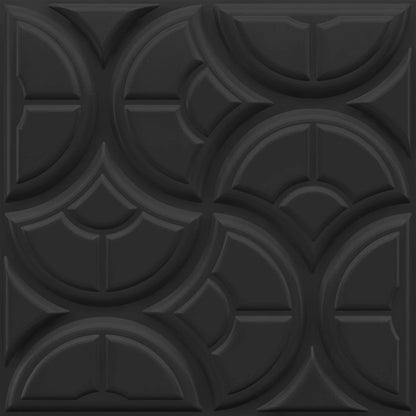 Black 3D Wall Panels Luna Design