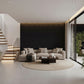 Black 3D Wall Panels Luna Design