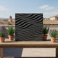 Black 3D Wall Panels Swirl Design front