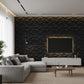 Black 3D Wall Panels Alps Design