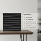 Black 3D Wall Panels Dune Design
