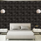 black 3D Wall Panels Small Diamond Design