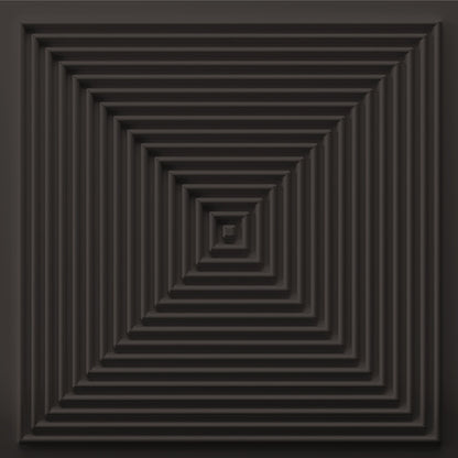 Black Self Adhesive Panels Square Design TP112