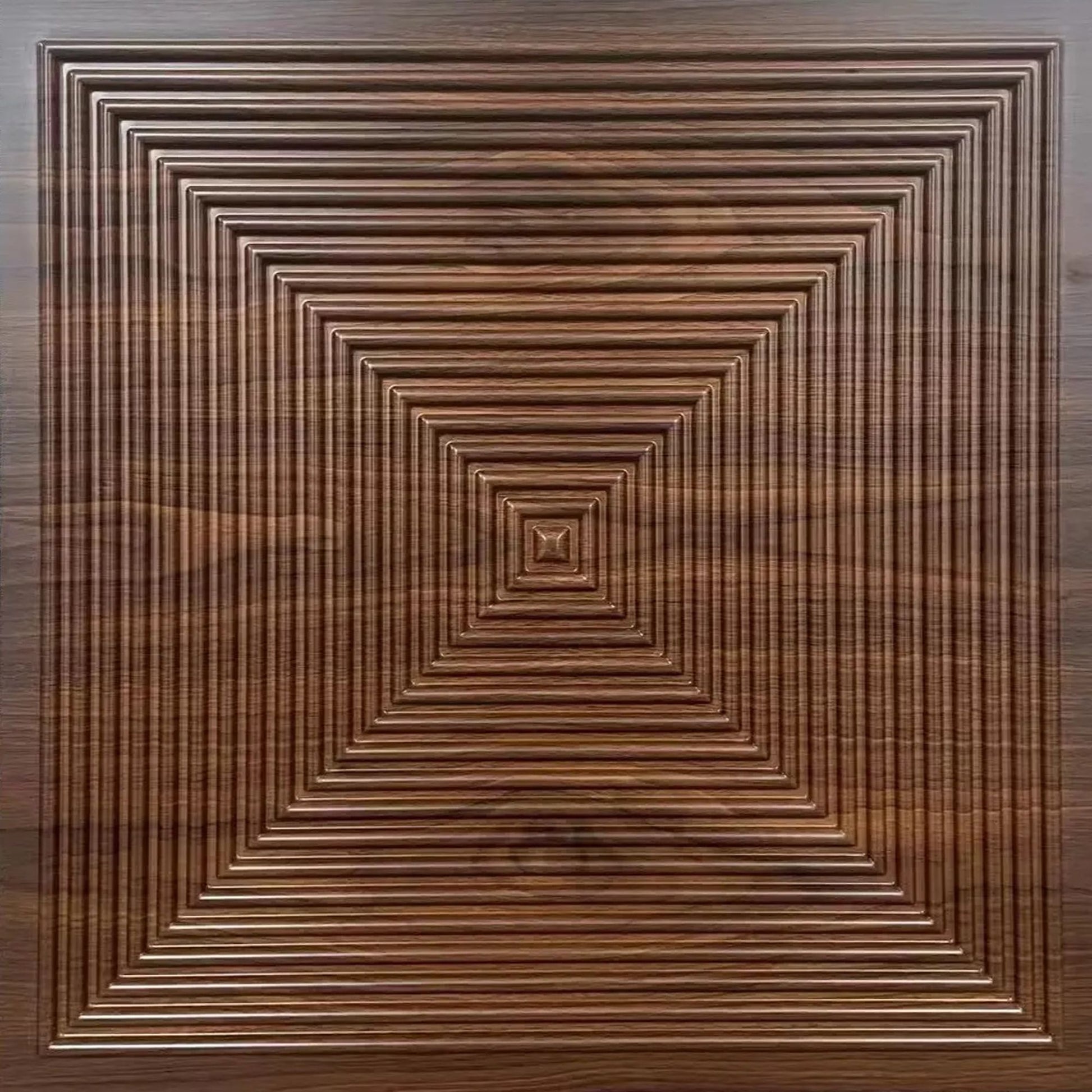 Black Wood Pyramid Design 3D Wall Panel