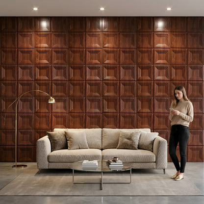 Blackwood Square Box Design 3D Wall Panel-1