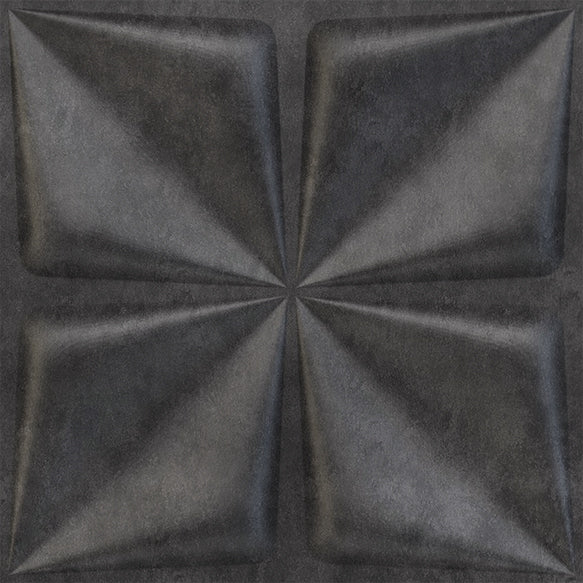 Nexa Gray Brown Bloom Design 3D Wall Panel View