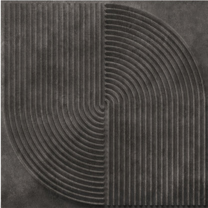 Nexa Gray Self Adhesive Panels Circle Design