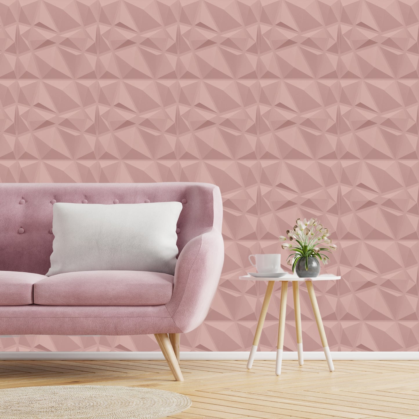 3D Wall Panels - PVC Stone Design 50X50 cm