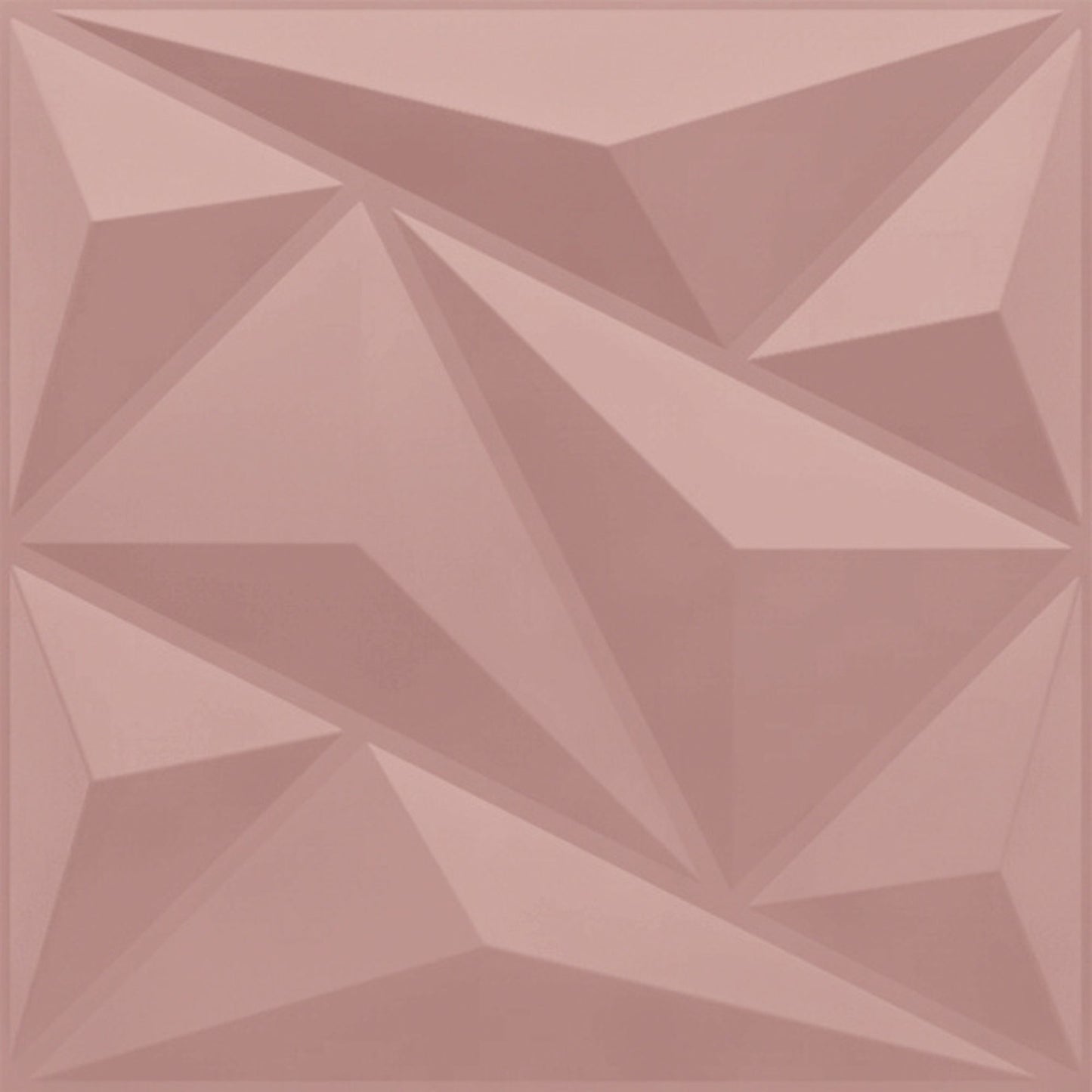 3D Wall Panels For Home Decor - Alps Design 50X50 cm | Blush Pink