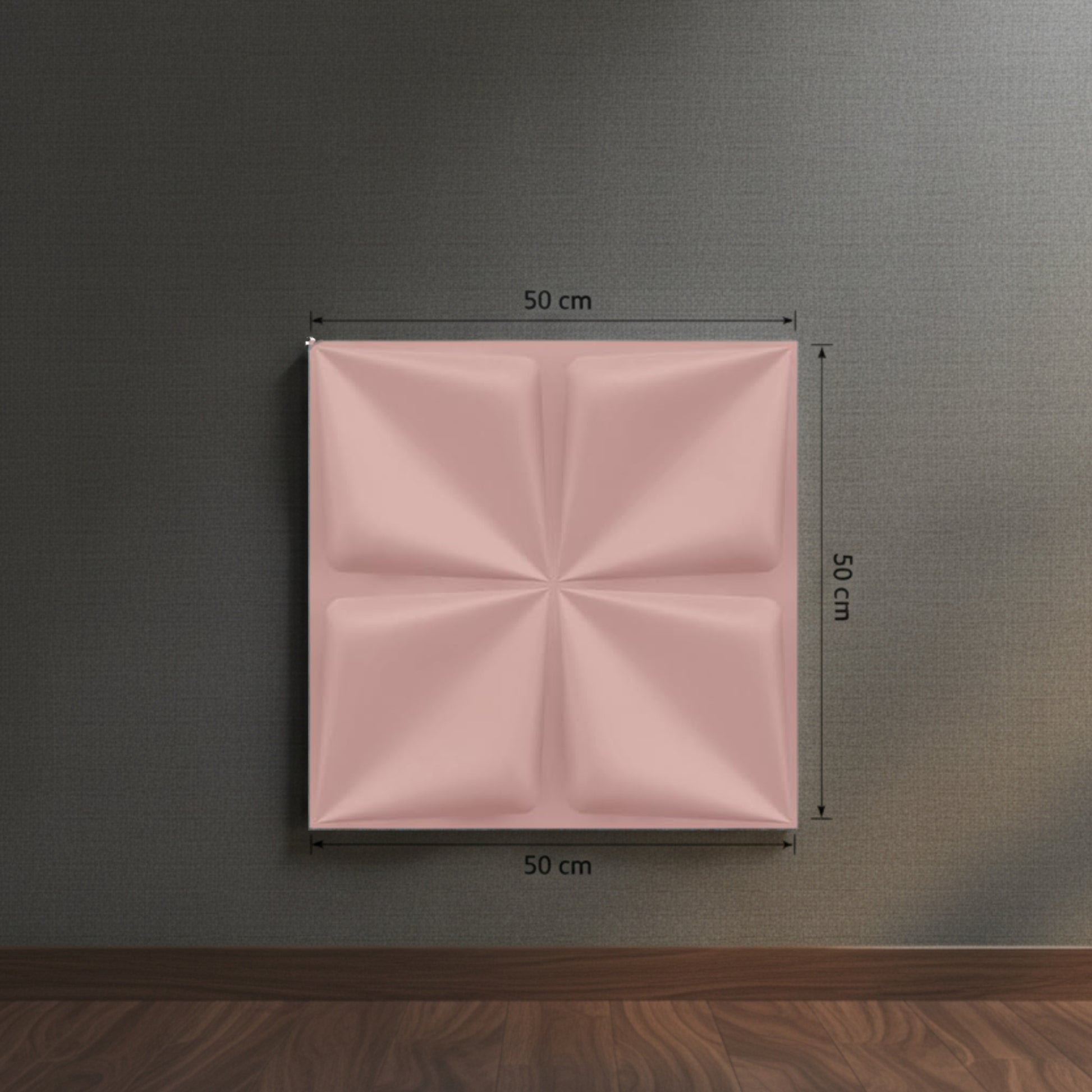 Blush Pink Bloom Design 3D Wall Panel-4