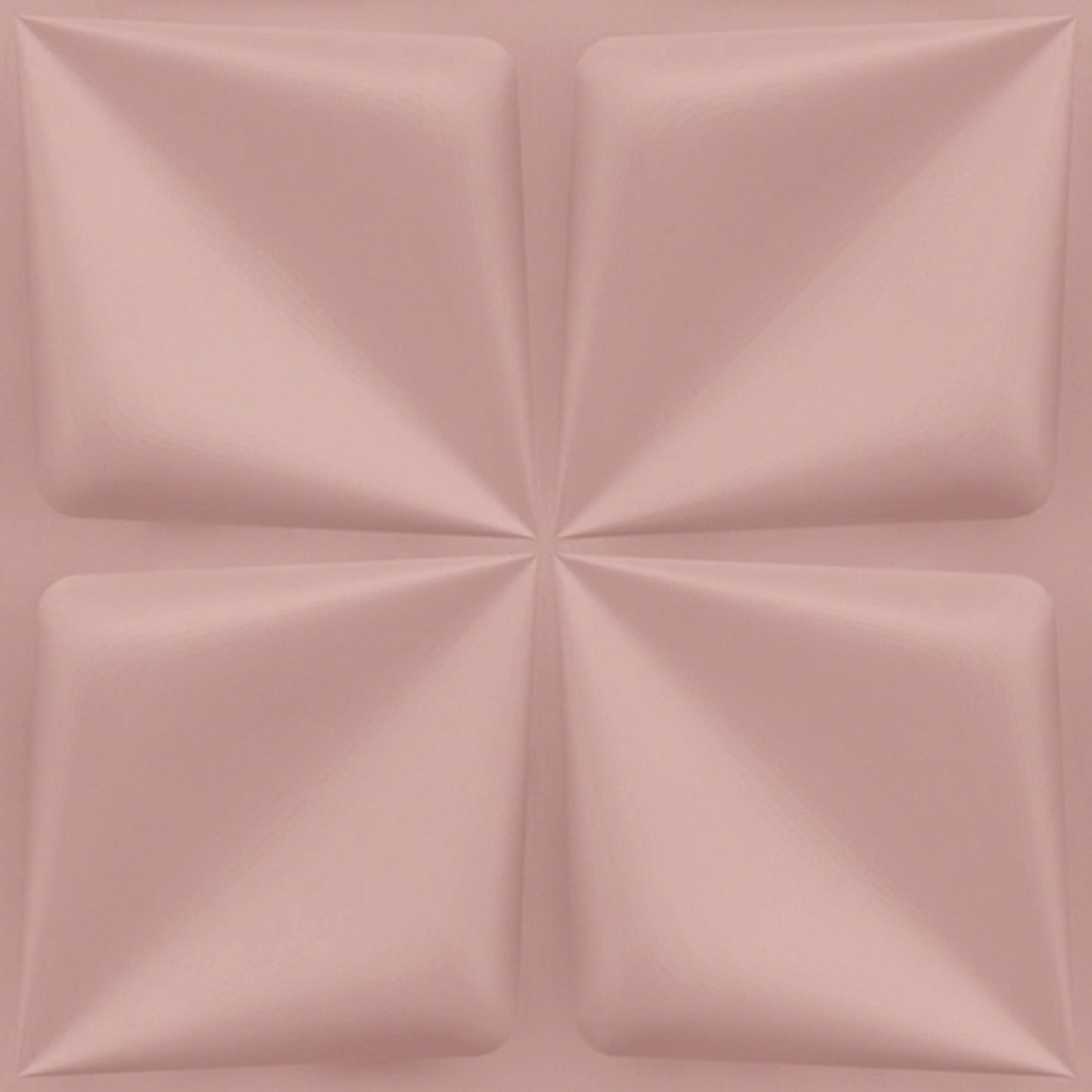 Blush Pink Bloom Design 3D Wall Panel View