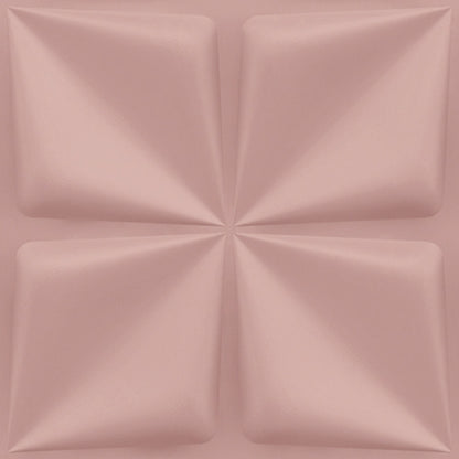Blush Pink Bloom Design 3D Wall Panel View