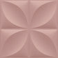 3D PVC Wall Panels  Butterfly Design 50X50 cm | Blush Pink