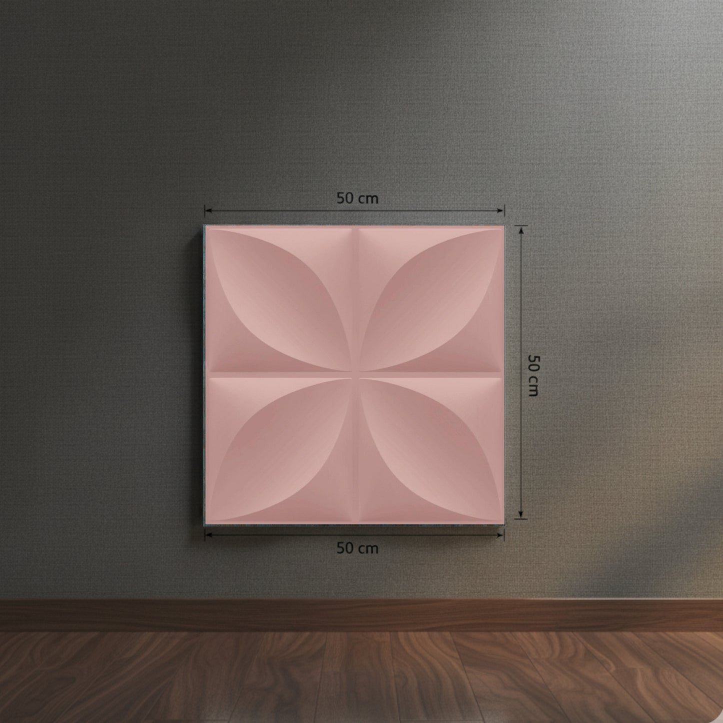 Blush Pink 3D Wall Panels Butterfly Design