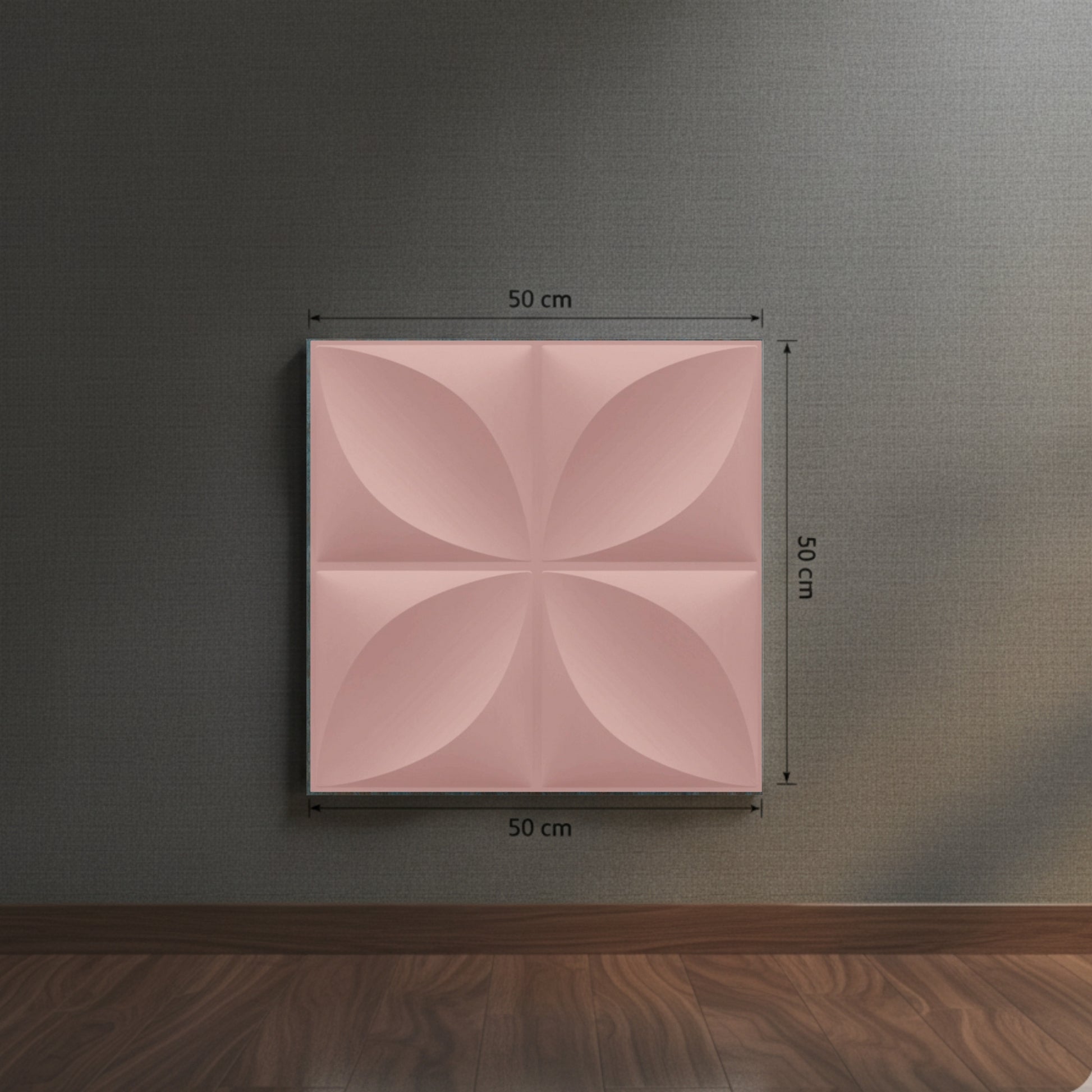 Blush Pink 3D Wall Panels Butterfly Design