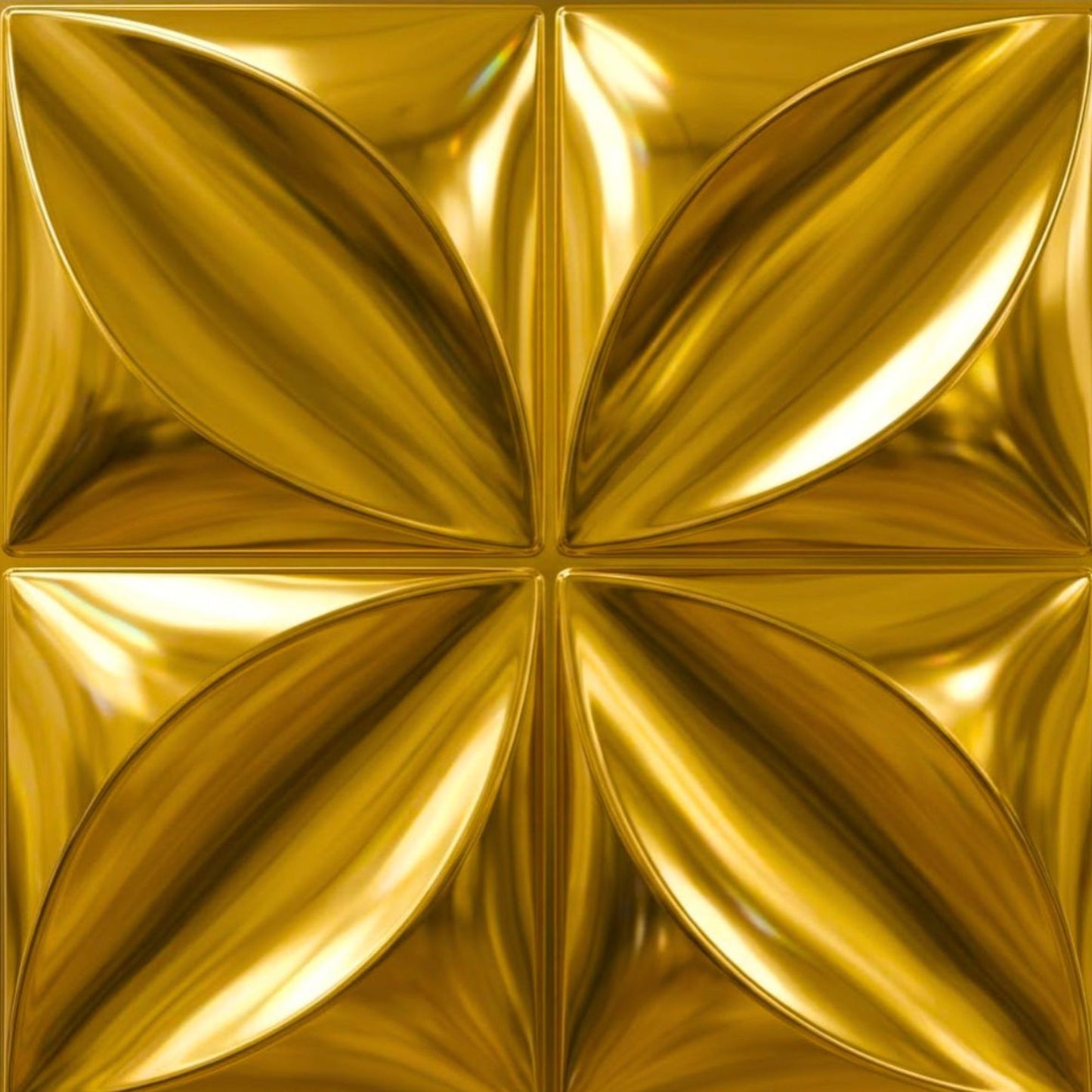 Gold Butterfly Design 3D Wall Panel