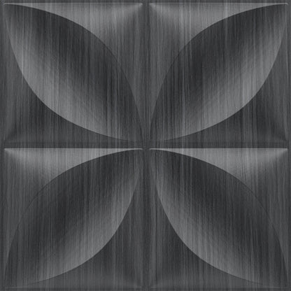 Gray Pine Wood 3D Wall Panels Butterfly Design