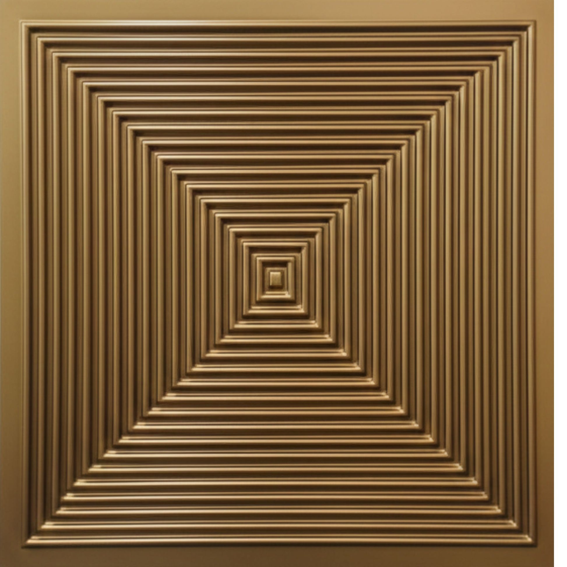 Champagne Gold Pyramid Design 3D Wall Panel