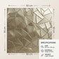 Champagne Gold Self Adhesive 3D Panels Triangle Design