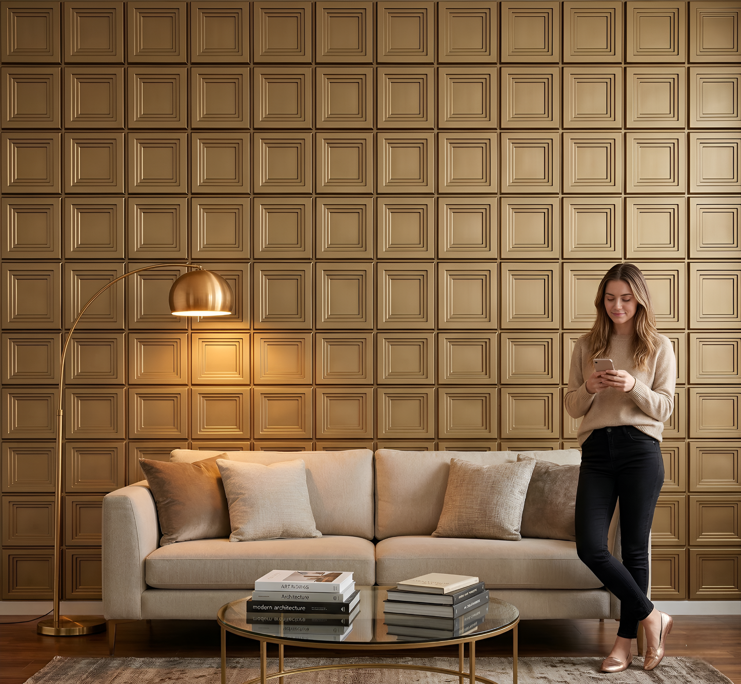 3D Wall Panels Geometric Design | 50cm X 50cm | D197
