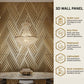 Champagne Gold Self Adhesive 3D Panels Geometric 3D Design