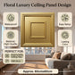 Champagne Gold Square Design 3D PVC Ceiling Panel  Features View