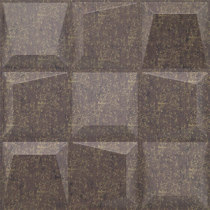 Magnum Brown Cubical Design 3D Wall Panel View-1